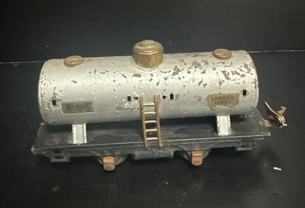 Prewar Lionel O Gauge Lionel Lines #804 Tanker Car Steel Vintage Missing Coupler